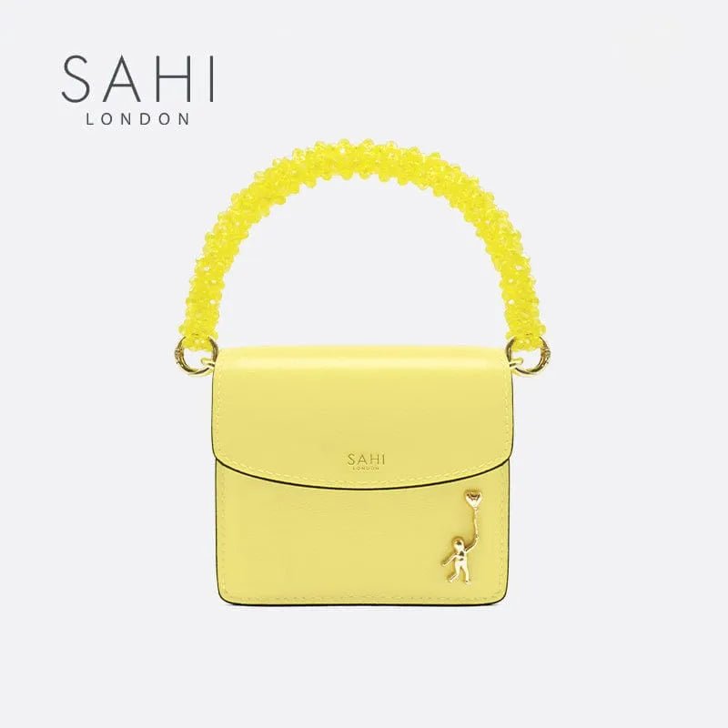 Age of Innocence Crystal Leather Mini Bag - SAHI London | Handcrafted Jewellery Handbags & T-shirt Fashion