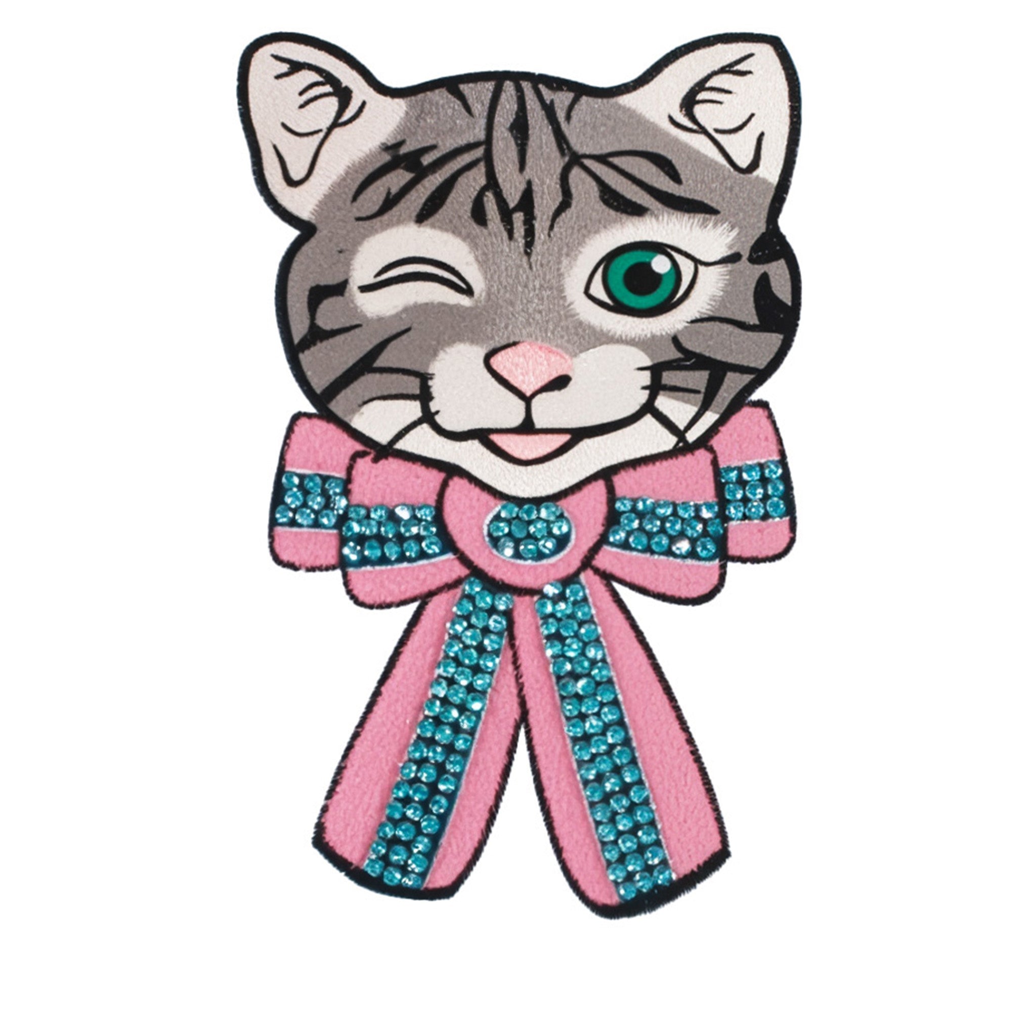 Cotton Cat Printed & Embroidered T-Shirt