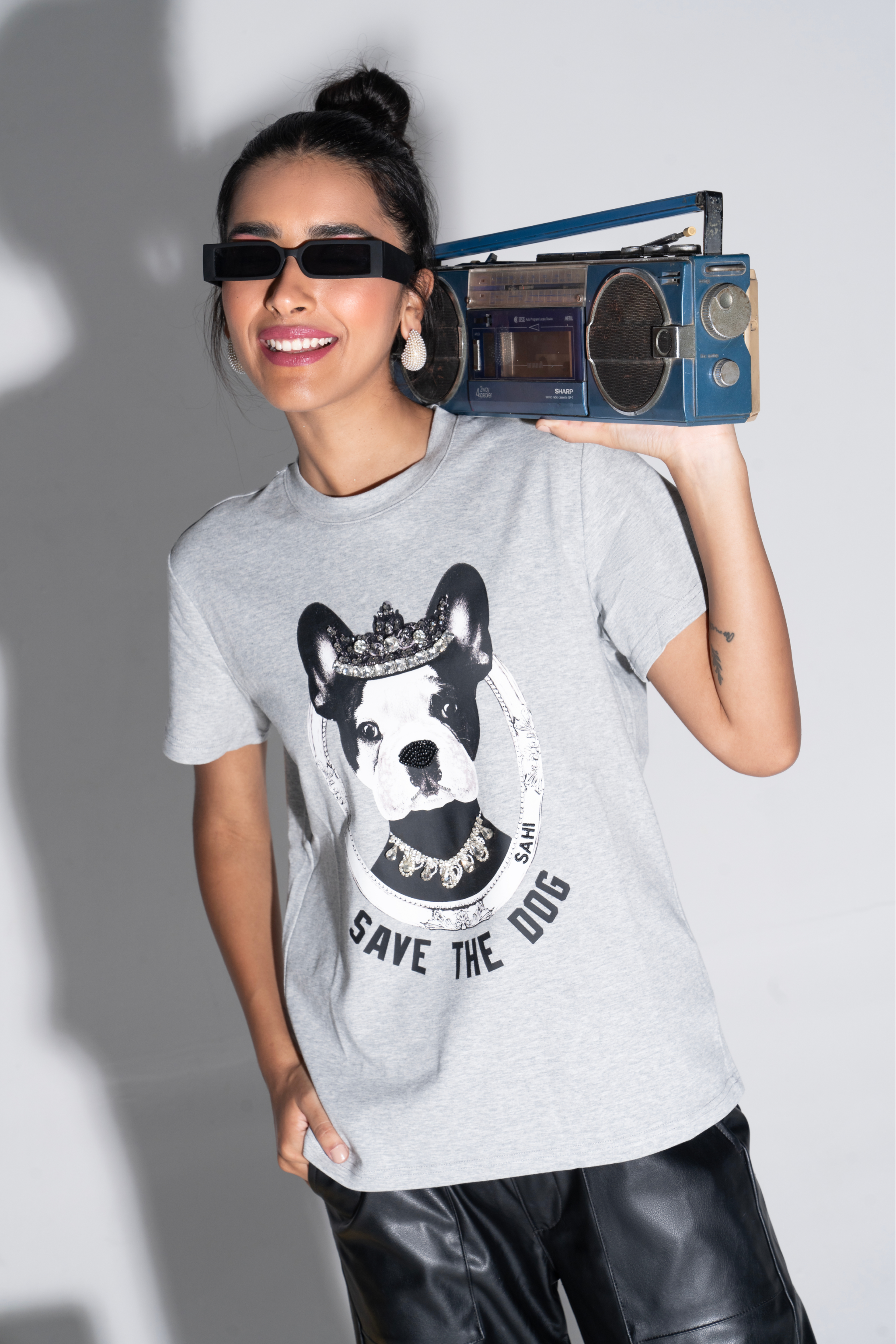 Pop Art Save the Dog Unisex T-Shirt