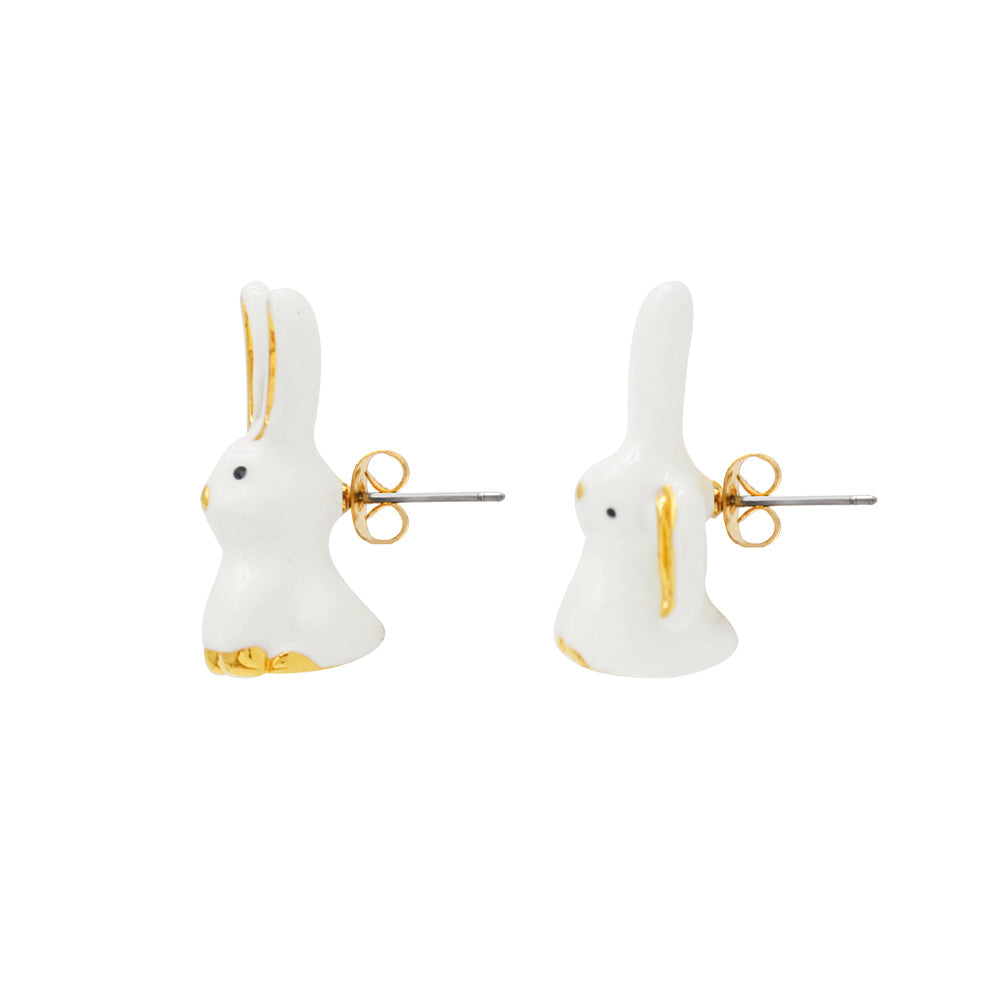 Rabbit Stud Earrings