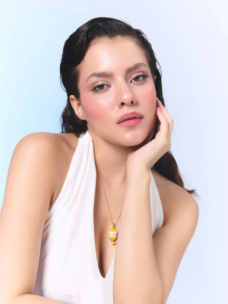 Age of Innocence Adjustable Multi Color Treasure Egg Necklace - SAHI London | Handcrafted Jewellery Handbags & T-shirt Fashion