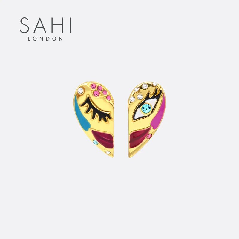 Love Affair Stud Earrings - SAHI London | Handcrafted Jewellery Handbags & T-shirt Fashion