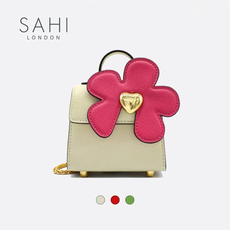 Little Flower Daisy Crossbody Leather Mini Bag - SAHI London | Handcrafted Jewellery Handbags & T-shirt Fashion