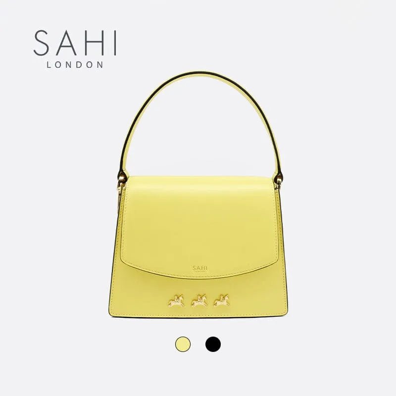 Age of Innocence Leather Satchel Crossbody Bag - SAHI London | Handcrafted Jewellery Handbags & T-shirt Fashion