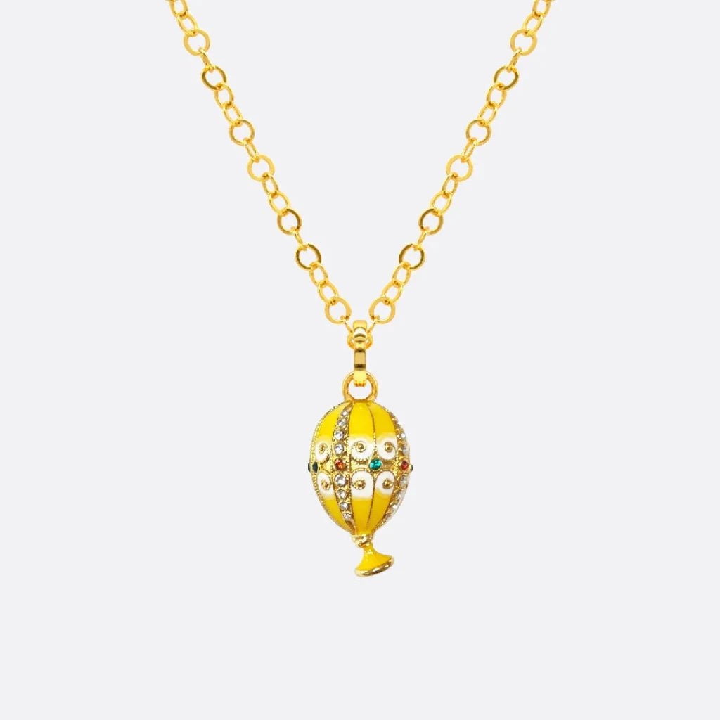Age of Innocence Adjustable Multi Color Treasure Egg Necklace - SAHI London | Handcrafted Jewellery Handbags & T-shirt Fashion