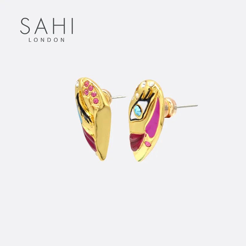 Love Affair Stud Earrings - SAHI London | Handcrafted Jewellery Handbags & T-shirt Fashion