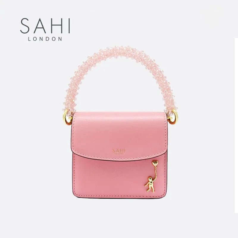 Age of Innocence Crystal Leather Mini Bag - SAHI London | Handcrafted Jewellery Handbags & T-shirt Fashion