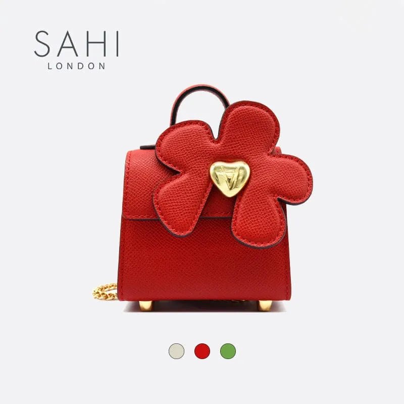 Little Flower Daisy Crossbody Leather Mini Bag - SAHI London | Handcrafted Jewellery Handbags & T-shirt Fashion