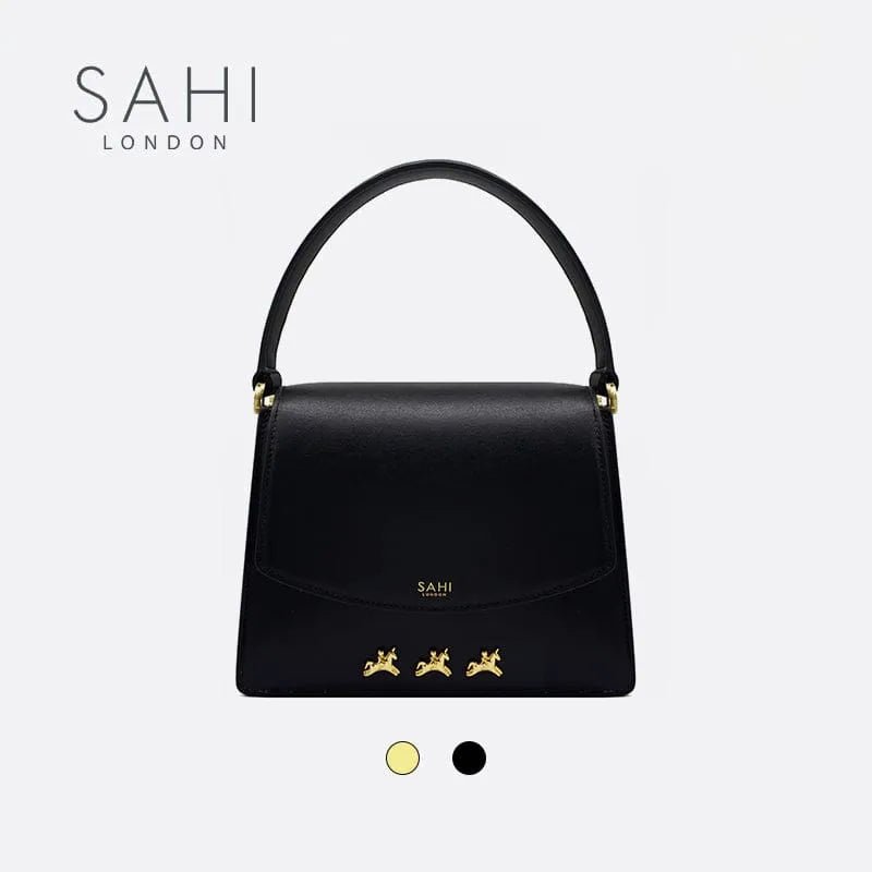 Age of Innocence Leather Satchel Crossbody Bag - SAHI London | Handcrafted Jewellery Handbags & T-shirt Fashion