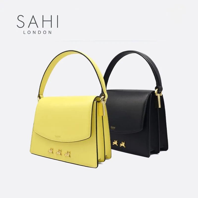 Age of Innocence Leather Satchel Crossbody Bag - SAHI London | Handcrafted Jewellery Handbags & T-shirt Fashion