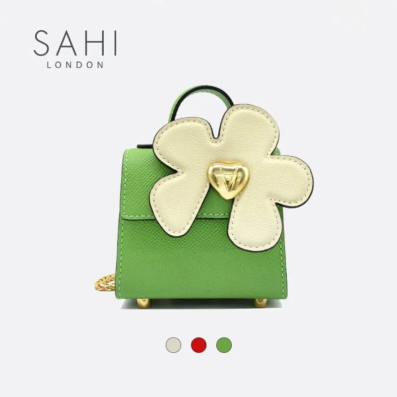 Little Flower Daisy Crossbody Leather Mini Bag - SAHI London | Handcrafted Jewellery Handbags & T-shirt Fashion