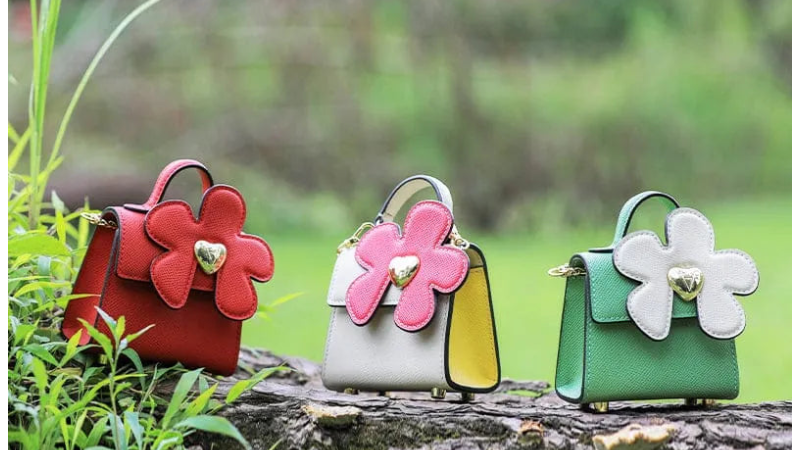 Little Flower Daisy Crossbody Leather Mini Bag - SAHI London | Handcrafted Jewellery Handbags & T-shirt Fashion