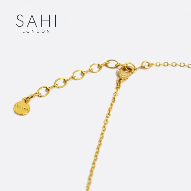 Little Flower Flip Pendant Necklace - SAHI London | Handcrafted Jewellery Handbags & T-shirt Fashion
