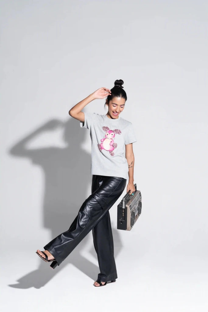 Pop Art Bunny Unisex T-Shirt - SAHI London | Handcrafted Jewellery Handbags & T-shirt Fashion
