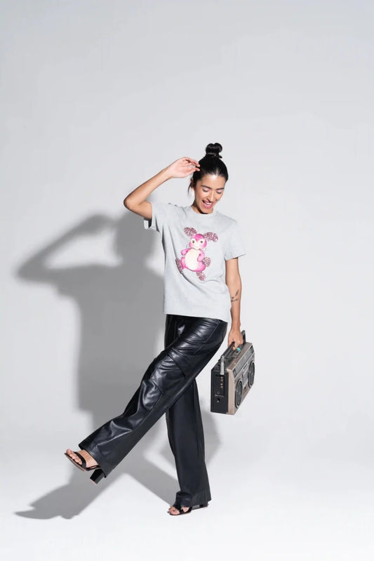 Pop Art Bunny Unisex T-Shirt - SAHI London | Handcrafted Jewellery Handbags & T-shirt Fashion