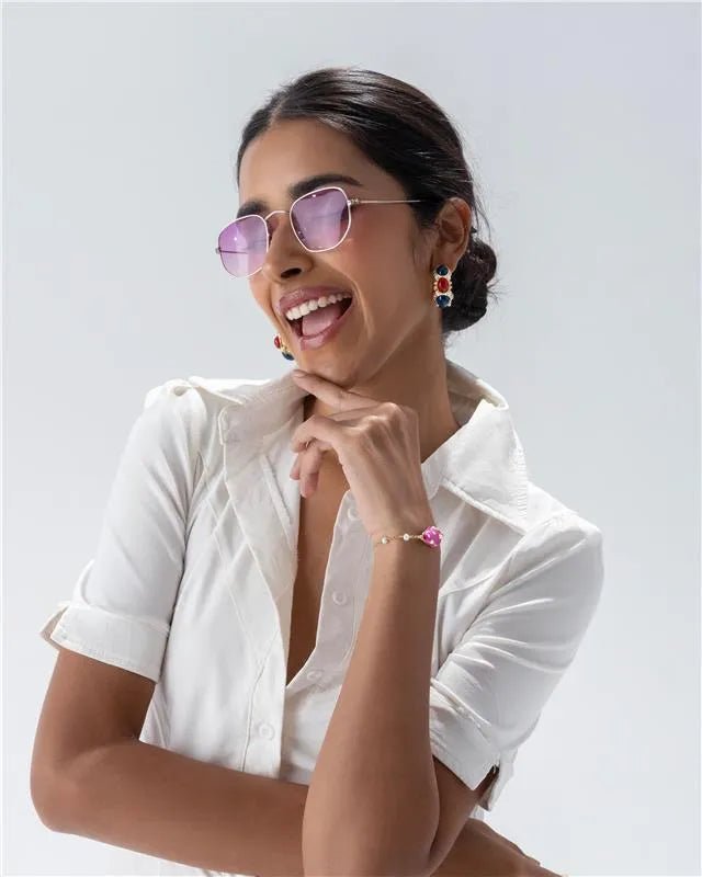 Multicolor Hoop Statement Earring - SAHI London | Handcrafted Jewellery Handbags & T-shirt Fashion