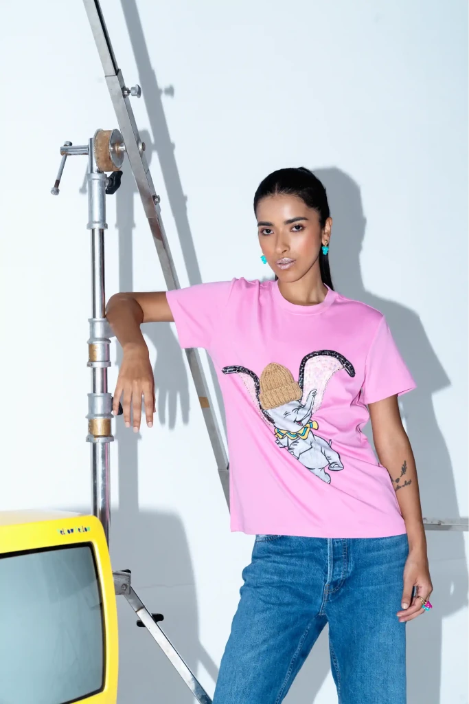 Pop Art Jumbo Unisex T-Shirt - SAHI London | Handcrafted Jewellery Handbags & T-shirt Fashion