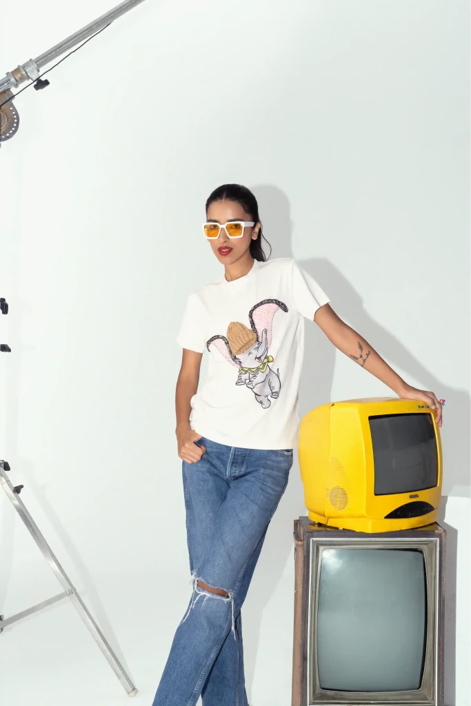 Pop Art Jumbo Unisex T-Shirt - SAHI London | Handcrafted Jewellery Handbags & T-shirt Fashion