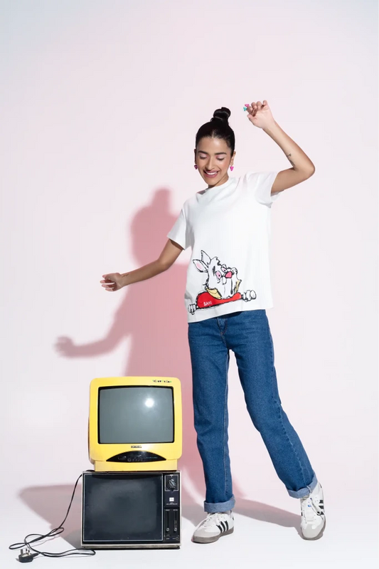 Pop Art Alice Unisex T-Shirt - SAHI London | Handcrafted Jewellery Handbags & T-shirt Fashion