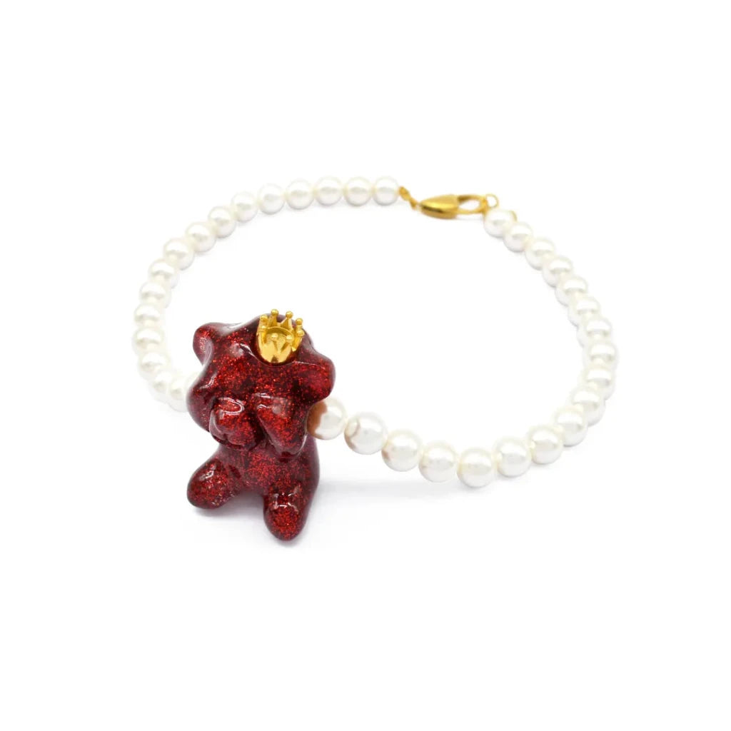 Polyresin Bear Pendant Necklace - SAHI London | Handcrafted Jewellery Handbags & T-shirt Fashion