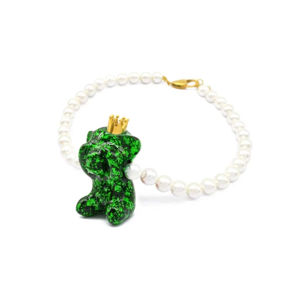 Polyresin Bear Pendant Necklace - SAHI London | Handcrafted Jewellery Handbags & T-shirt Fashion