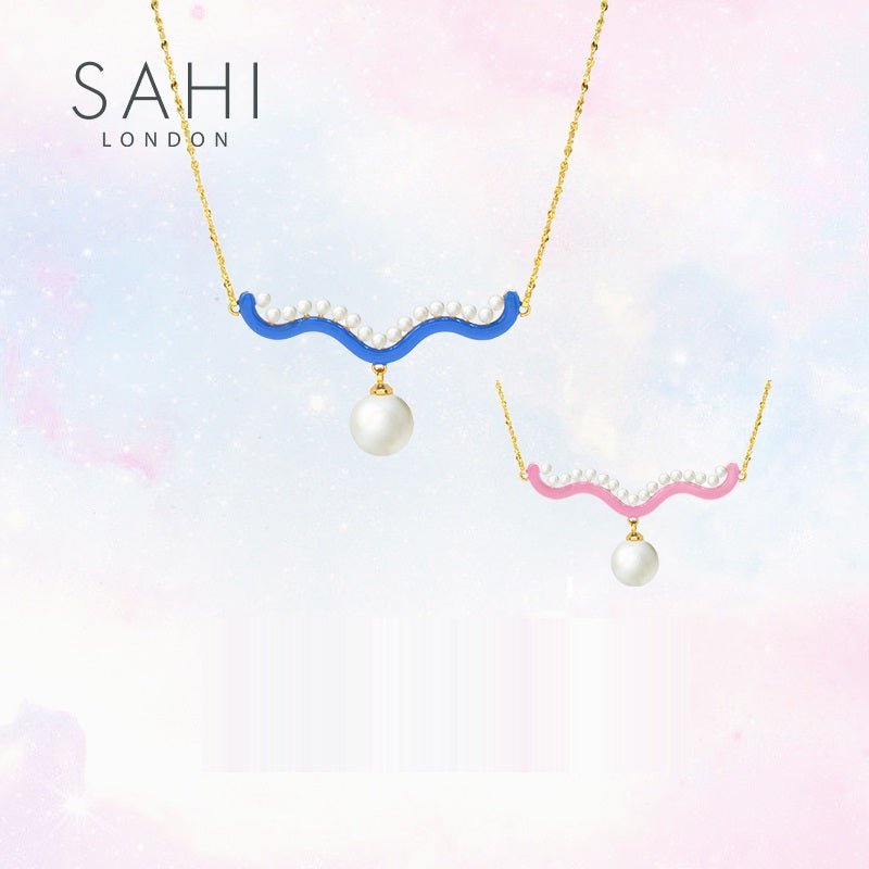 Sahi Fantasy Pearl Charm Necklace