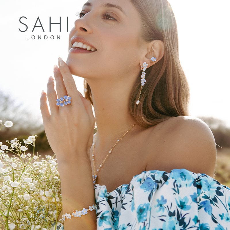 Forget Me Not Bracelet - Sahi London Check out our forget me not bracelet selection visit our unique forget me knot jewellery from sahi london UK online, this beautiful bracelet reflects the delicate charm of the forget me not, which symbolizes faithfulness so book your favorite jewellery and order now