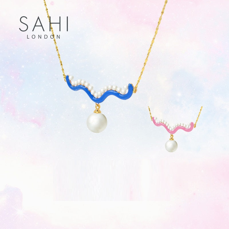 Sahi Fantasy Pearl Charm Necklace