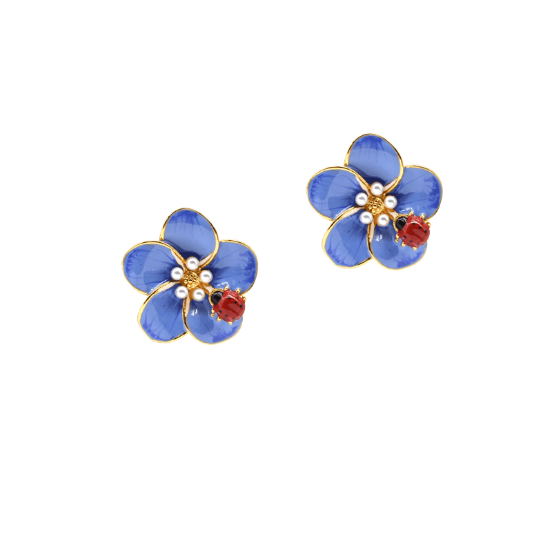 Forget Me Not Stud Earrings For Woman – Sahi London Check out our forget me not stud earing collection, visit our unique jewellery for girls and woman from sahi london UK online store, this beautiful 18CT gold plated forget me not earrings reflects the charm of your personality, book your favorite Jewellery in amazing discount and order now