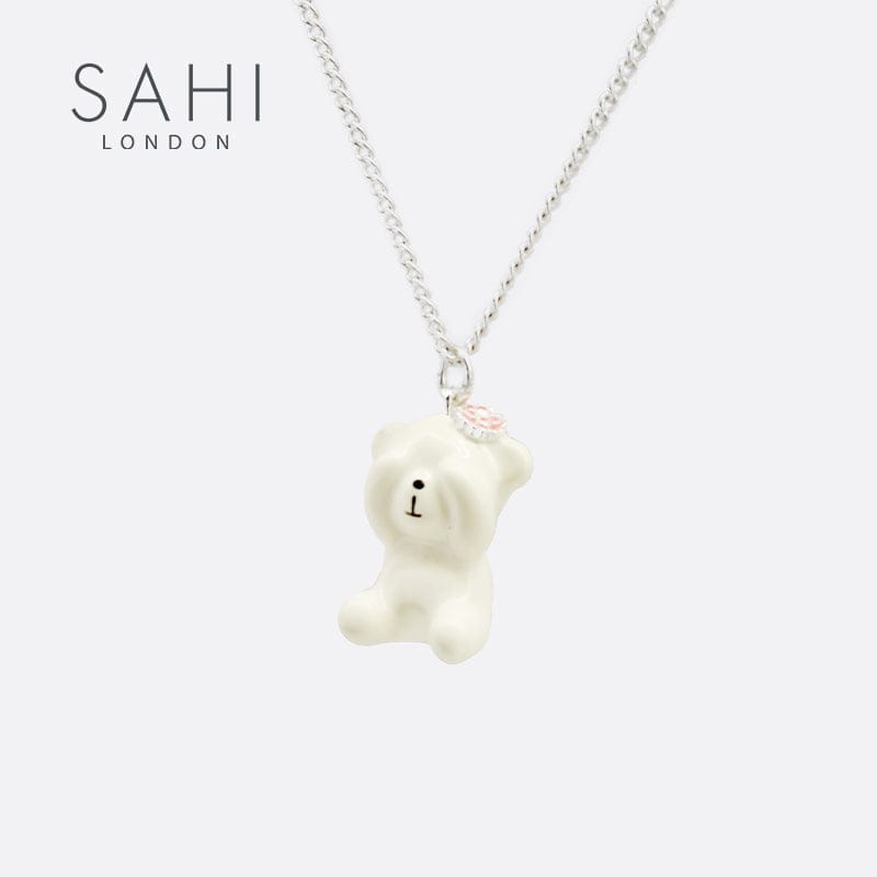 Camellia Bear Charm Necklace Image 5