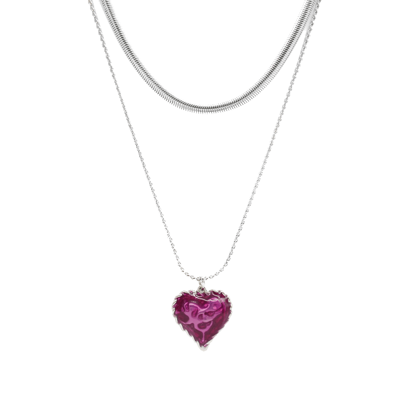 With Love Collar Heart Pendant Necklace | Sahi London